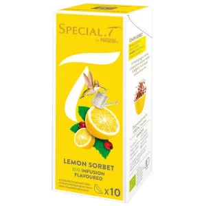 Tout neuf 🔔 Nestlé Special T. Organic Lemon Sorbet – Capsules Thé 🎁 6