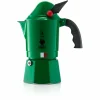 Vente flash 🥰 Bialetti Cafetière Italienne Alpina 3 Tasse, Vert – Pot à Espresso 🎉 7