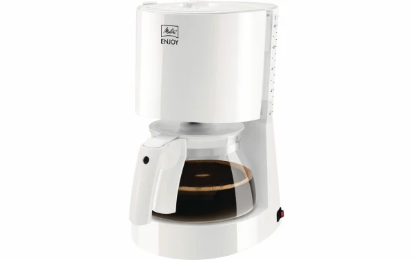 Offres 🔥 Melitta Cafetière Filtre Enjoy Blanc – Cafetière à Filtre 🌟 1