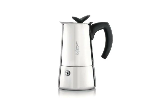 Meilleur prix 💯 Bialetti Cafetière Italienne Musa 6 Tasse, Argenté – Pot à Espresso 🧨 1