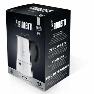 Meilleur prix 💯 Bialetti Cafetière Italienne Musa 6 Tasse, Argenté – Pot à Espresso 🧨 7