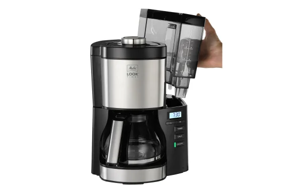 Sortie 💯 Melitta Cafetière Filtre Look Timer 1025-08 Acier Inoxydable, Noir – Cafetière à Filtre ❤️ 3