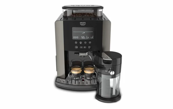 Top 10 ⌛ Krups Machine à Café Automatique ARABICA LATTE EA819 Noir – Machines à Café Automatiques 👏 1