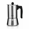 Bon marché 🎁 Beem Cafetière Italienne Espressomaker 4 Tasse, Argenté – Pot à Espresso 🎉 11