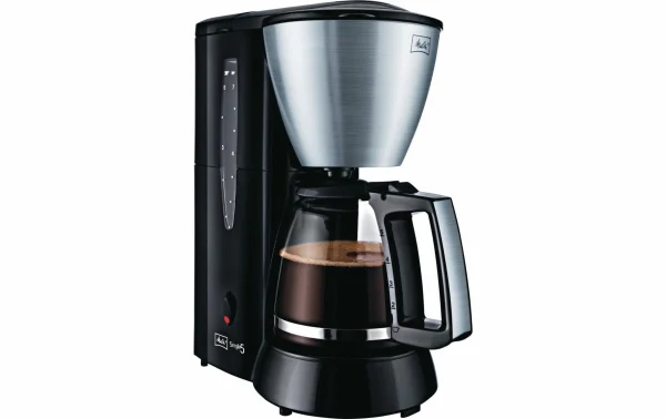 Coupon 🔔 Melitta Cafetière Filtre Single 5 Acier Inoxydable Noir – Cafetière à Filtre 👍 1