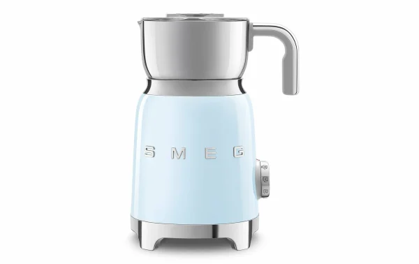 Meilleur prix 💯 Smeg Mousseur à Lait Style 50’s MFF01PBEU Bleu – Mousseurs De Lait 🔔 1