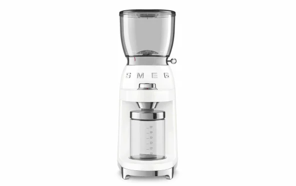 Coupon 😉 Smeg Moulin à Café Style 50’s CGF01WHEU Blanc – Moulin à Café 🔔 1