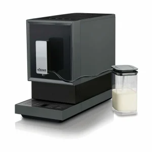 Vente flash 🌟 Koenig Machine à Café Automatique Finessa Cube Milk Plus Gris, Noir – Machines à Café Automatiques 😍 7