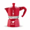 Acheter 🎁 Bialetti Cafetière Italienne I Love Coffee 3 Tasse, Rouge – Pot à Espresso 🎁 13