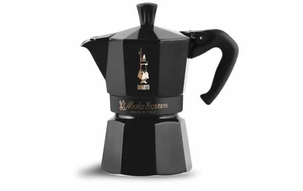 Bon marché ⌛ Bialetti Cafetière Italienne Moka Express 3 Tasse, Noir – Pot à Espresso 🧨 3