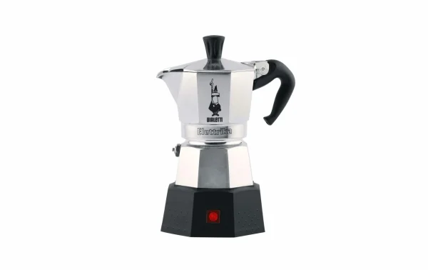 Le moins cher 😀 Bialetti Cafetière Italienne Elettrika 2 Tasse, Argenté – Pot à Espresso 😀 3