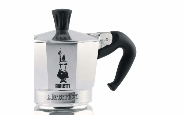 Le moins cher 😀 Bialetti Cafetière Italienne Elettrika 2 Tasse, Argenté – Pot à Espresso 😀 4