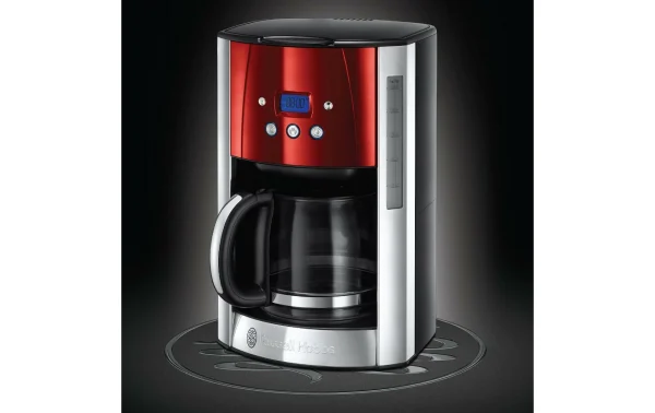 Nouveau ❤️ Russell Hobbs Cafetière Filtre Luna Solar Rouge – Cafetière à Filtre 🌟 4