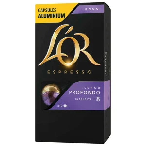 Meilleure affaire 🤩 L’OR Lungo 8 Profondo – Capsules à Café Compatibles Avec Nespresso® 🎁 9